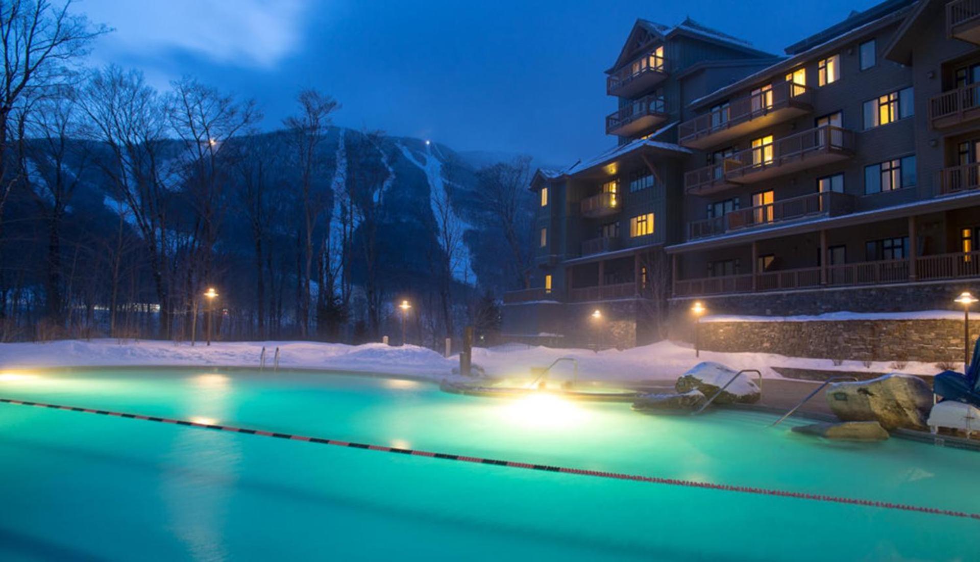 1125 Lodge At Spruce Peak Ski In Ski In Ski Out King Studio Stowe Buitenkant foto