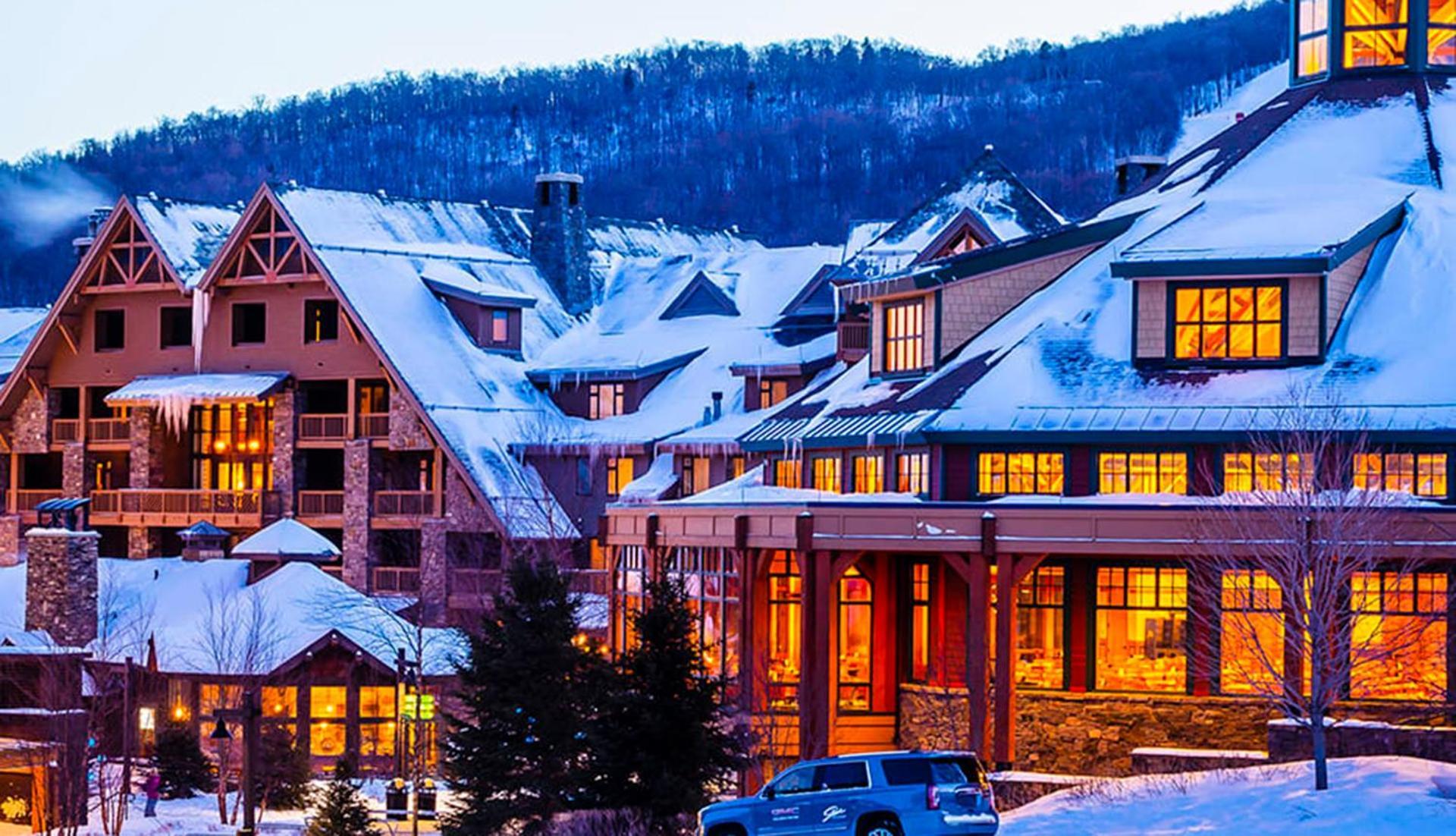 1125 Lodge At Spruce Peak Ski In Ski In Ski Out King Studio Stowe Buitenkant foto